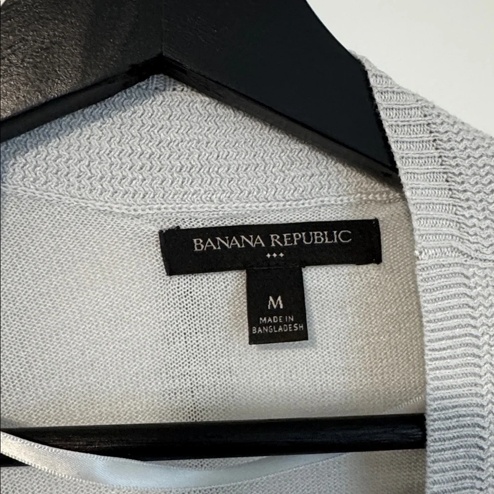 Banana Republic Light Gray Cardigan - Picture 2 of 4